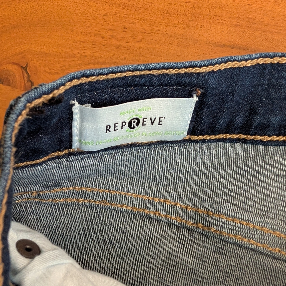 Calvin Klein Dark Blue Denim Jeans - Picture 3 of 6